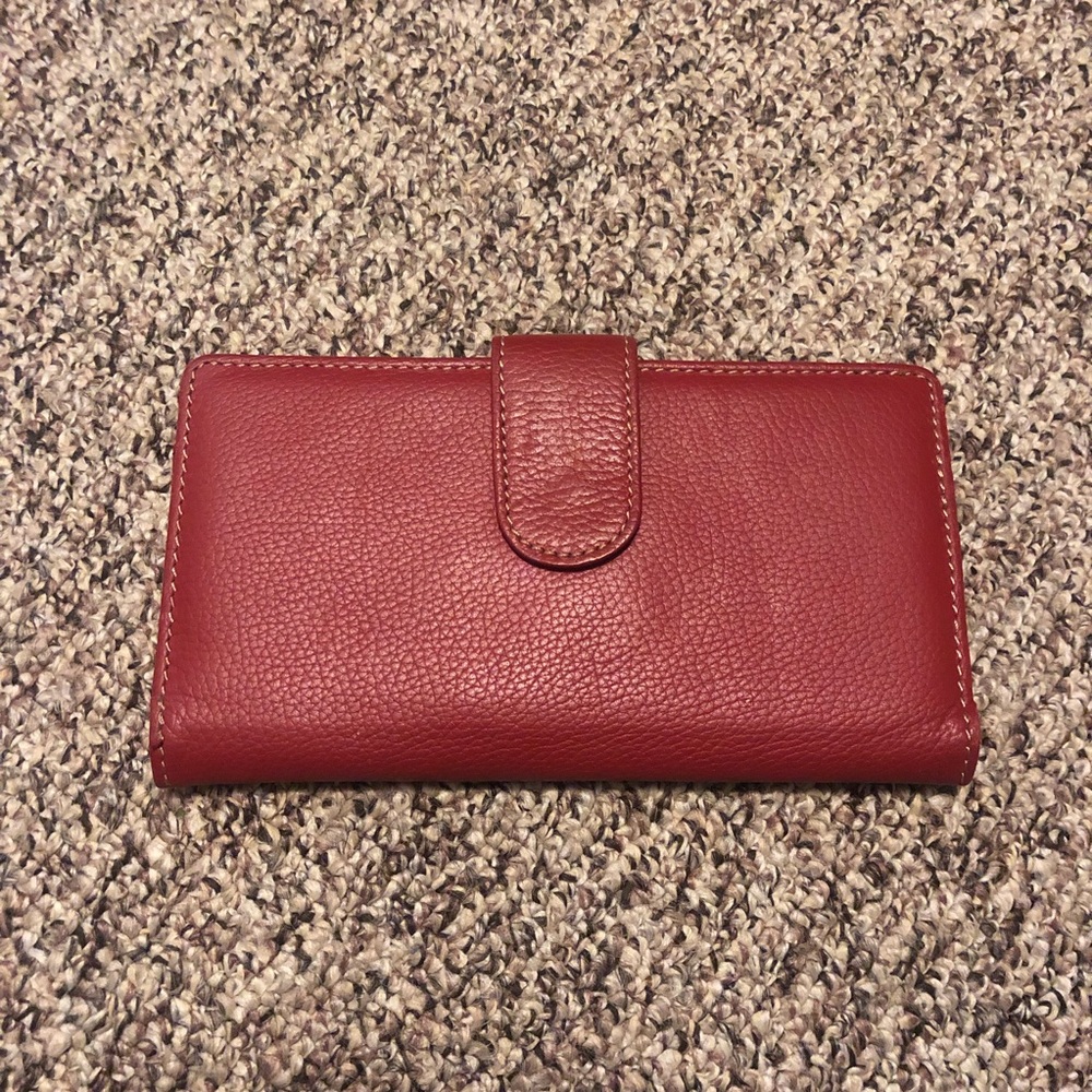 Red Leather Wallet